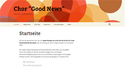 Desktop Screenshot of chorgoodnews.de